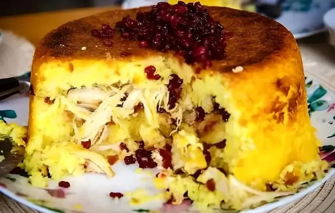 طرز تهیه ته چین کدو حلوایی/ غذای مخصوص مهمانیهای زمستان