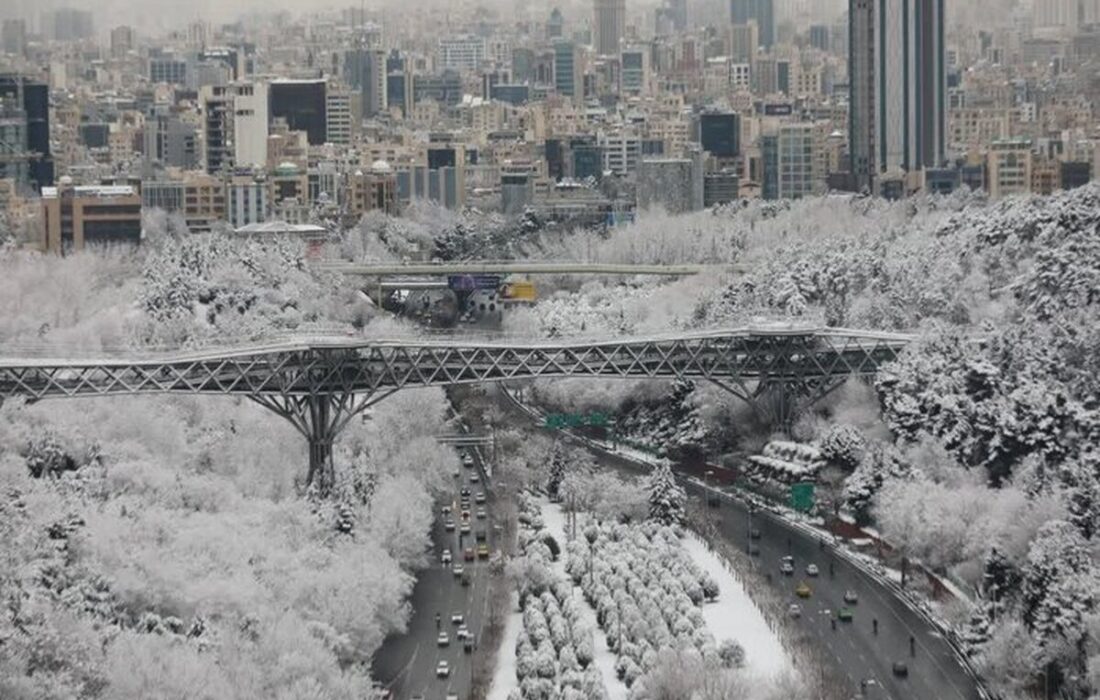 بارش برف و باران مهمان پایتخت/ اطلاعیه مهم سازمان هواشناسی