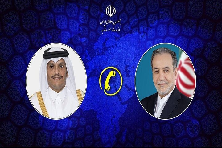 تأکید وزرای خارجه ایران و قطر بر تقویت صلح در منطقه