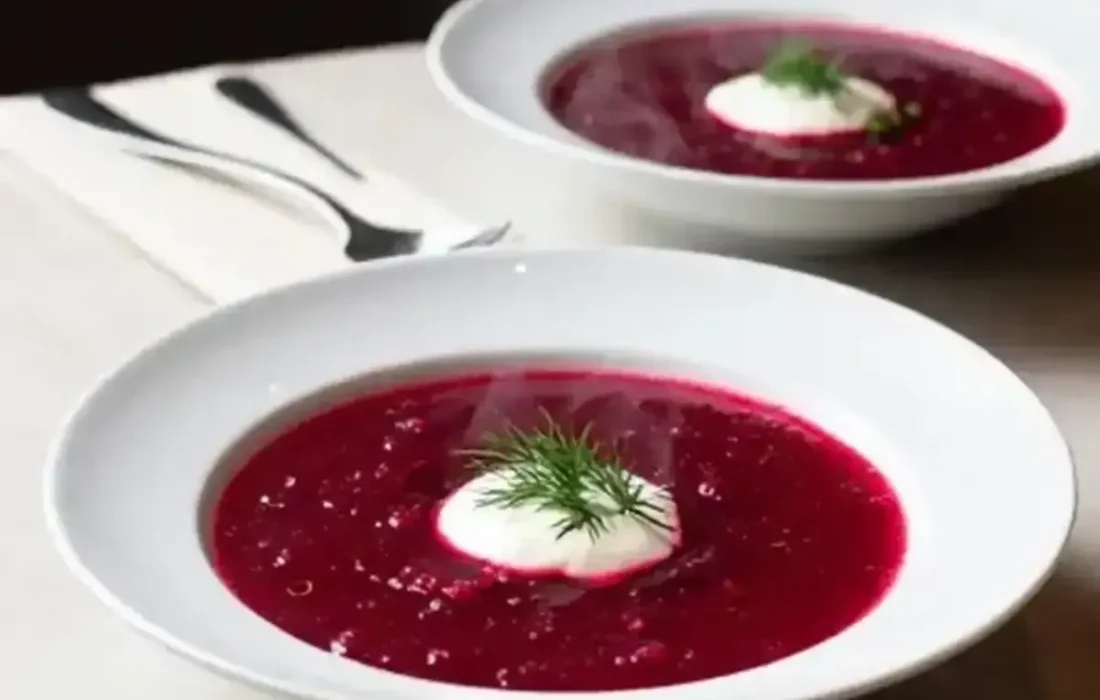 طرز تهیه سوپ چغندر با رنگی وسوسهانگیز و طعمی فراموشنشدنی
