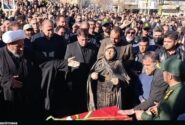 سوگ یک استان با تشییع شهدا/ وقتی شهادت به حنجره میرسد+ تصاویر