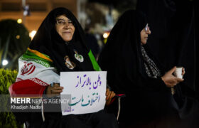 اجتماع باشکوه مردم ایلام طی شامگاه یکشنبه