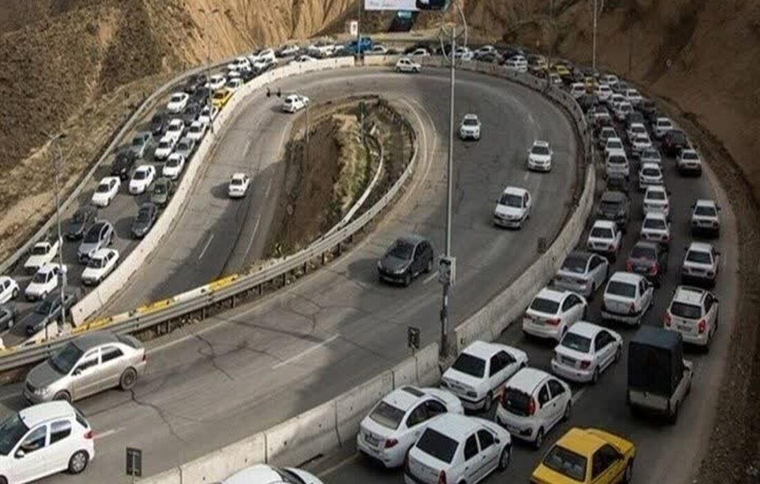 ترافیک سنگین در جاده چالوس و آزادراه تهران-شمال/ اعلام مسیرهای جایگزین توسط پلیس راهور