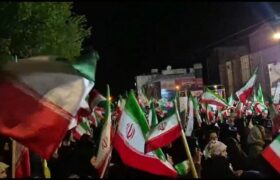 حضور پرشور مردم آزادشهر در تجمع شبانه حمایت از انقلاب