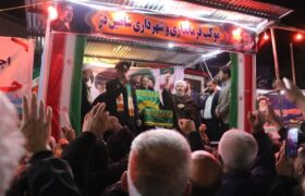 حضور کاروان زیرسایه خورشید در تجمع مردمی شاهین دژ