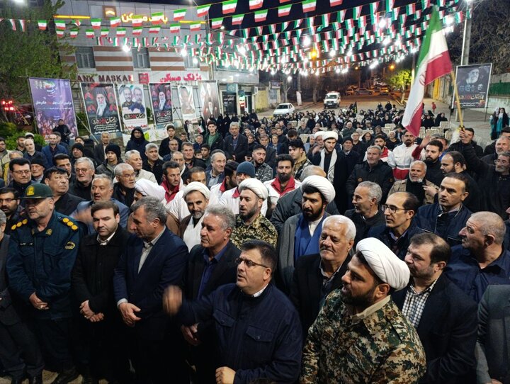 حماسه پرشور مردمی در بیله سوار