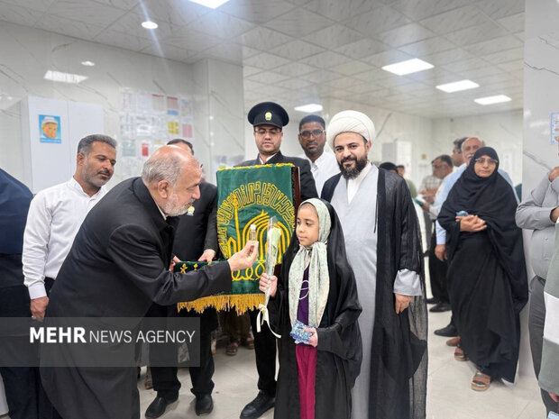 عطر رضوی در فضای بیمارستان حضرت ابوالفضل (ع) میناب طنینانداز شد