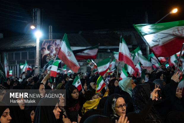 موج پنجاه و هشتم حضور مردم گالیکش در شبهای اتحاد و همدلی