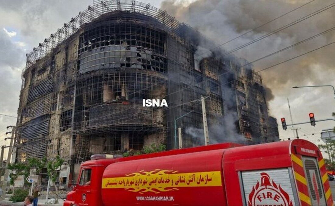 تعداد مصدومان و کشته شدگان حریق یک پاساژ در تهران اعلام شد