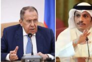تماس تلفنی وزیر خارجه قطر با لاوروف درمورد وضعیت تنگه هرمز