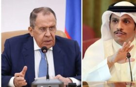 تماس تلفنی وزیر خارجه قطر با لاوروف درمورد وضعیت تنگه هرمز