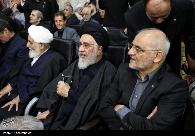 سنگ تمام مردم قم در مراسم باشکوه اربعین شهیدان لاریجانی+ تصاویر قم , شهید علی لاریجانی , حضرت معصومه (س) ,