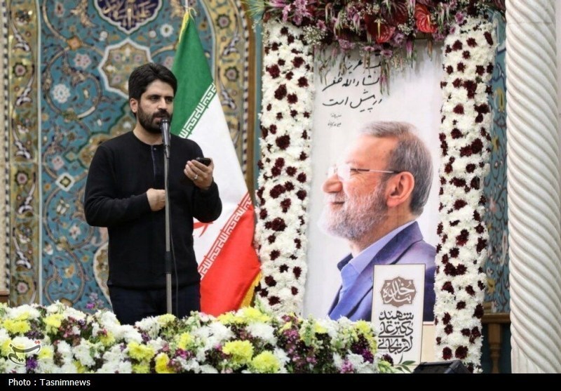 سنگ تمام مردم قم در مراسم باشکوه اربعین شهیدان لاریجانی+ تصاویر قم , شهید علی لاریجانی , حضرت معصومه (س) ,