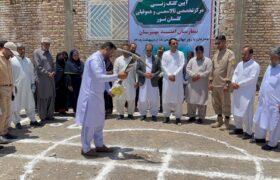 کلنگزنی مرکز تخصصی تالاسمی و هموفیلی در مهرستان