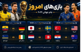 برنامه و زمان بازیهای امروز جام جهانی/امشب کدام مدعیان حذف میشوند؟