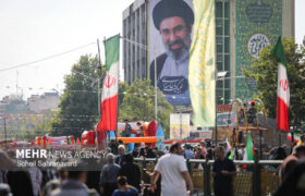 بیعت در امتداد بعثت؛تهرانیها در مهمانی کیلومتری غدیر سنگ تمام گذاشتند