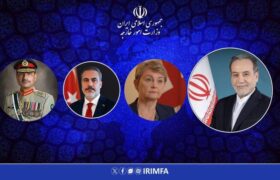 تماسهای عراقچی با وزرای خارجه انگلیس، ترکیه و فرمانده ارتش پاکستان