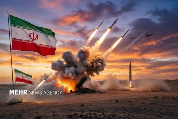 حمله موشکی رزمندگان هوافضای سپاه به ۴ هدف نظامی آمریکا در اردن