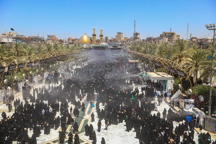 دسته زنان قبیله بنیاسد به کربلا رسید دسته زنان قبیله بنی اسد به کربلا رسید