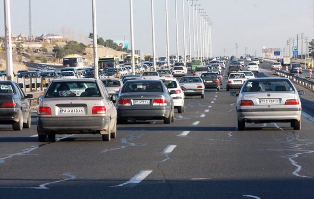 وضعیت ترافیک معابر و بزرگراههای شهر تهران شنبه ۶ تیر ۱۴۰۵