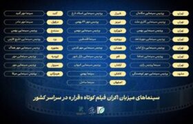 سینماهای میزبان «قرار دوم» انجمن سینمای جوانان ایران معرفی شدند
