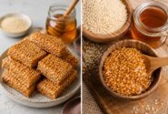کنجد و عسل؛ ترکیبی سنتی برای یک میانوعده خانگی خوشمزه