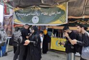 تصاویر/ خدمترسانی موکب سازمان نظام روانشناسی و مشاوره کشور به زائران اربعین در مرز مهران
