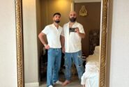 عکس | دیدار دوباره مهدی کوشکی با پسرش پس از ۹ سال