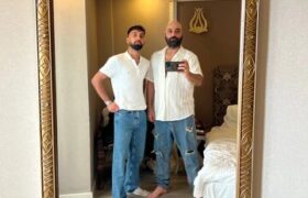 عکس | دیدار دوباره مهدی کوشکی با پسرش پس از ۹ سال
