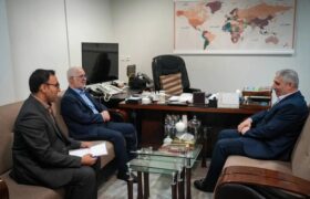 دیدار سفیر ایران در جمهوری آذربایجان با وزیر کشور